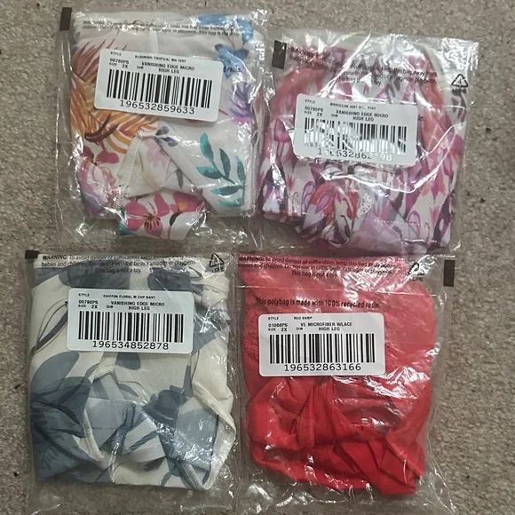 4 x Soma VANISHING EDGE Edge High-Leg Panty set -- XXL - Picture 1 of 8